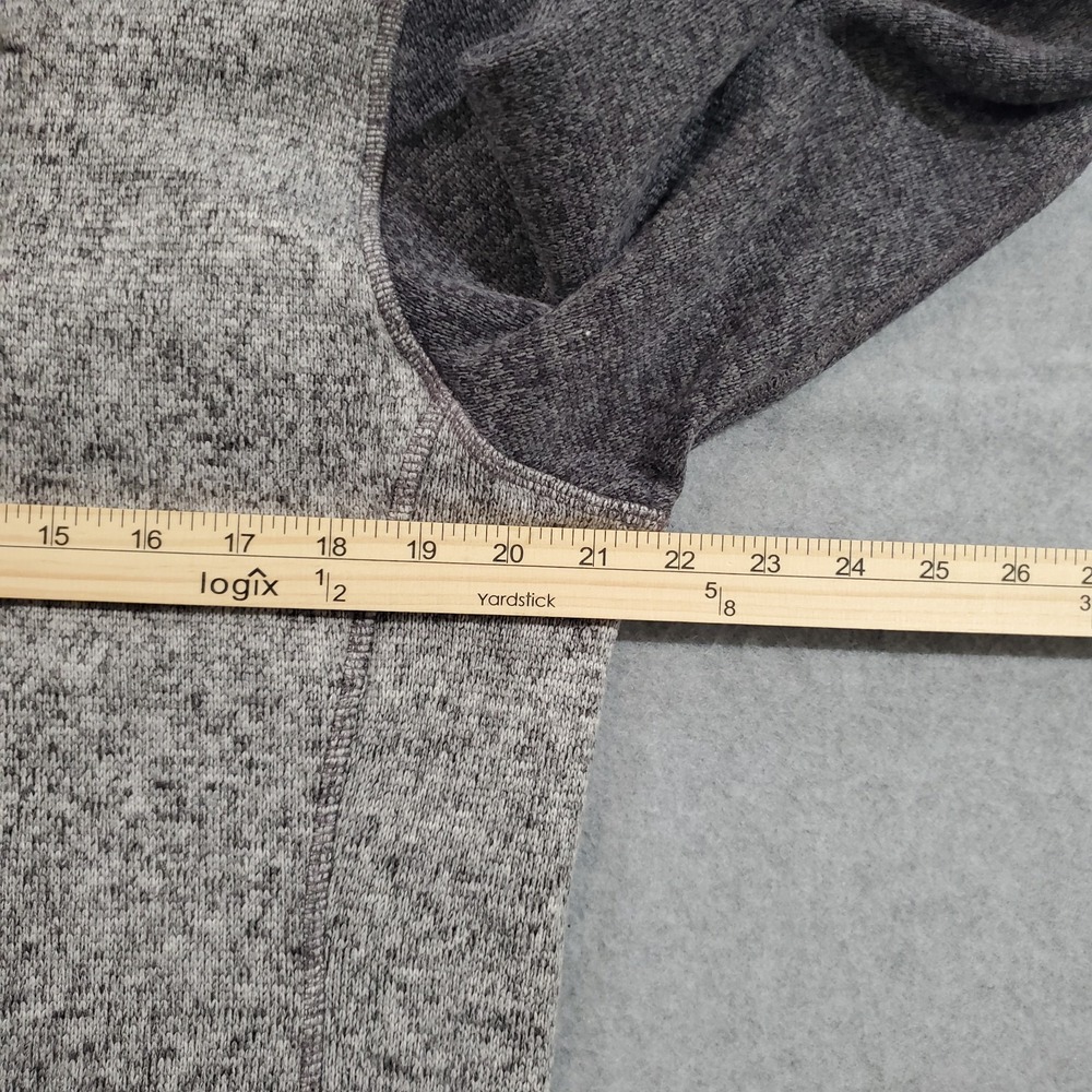 Woolrich Men's Marled Gray Pullover Quarter Zip Sweater Adult Size Medium - Picture 4 of 7